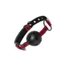 Кляп-шар Toyfa Theatre с лакированным ремешком, красный. Нет в наличии Кляп-шар Toyfa Theatre с лакированным ремешком, красный