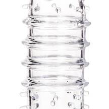 Насадка на член рельефная Toyfa A-Toys Tark, бесцветная Насадка на член рельефная Toyfa A-Toys Tark, бесцветная