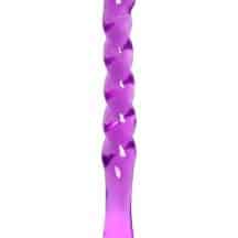 Двусторонний фаллоимитатор A-Toys by Toyfa Tanza, фиолетовый, 27,5 см