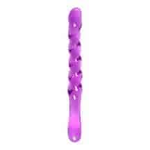 Двусторонний фаллоимитатор A-Toys by Toyfa Tanza, фиолетовый, 27,5 см