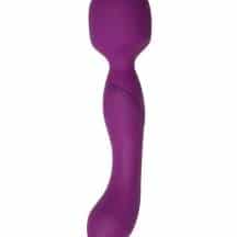 Двухсторонний вибромассажер с нагревом Lola Games Heating Wand, фиолетовый