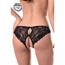 Трусики с доступом Erolanta Alla 46-48, черные. Нет в наличии Трусики с доступом Erolanta Alla 46-48, черные