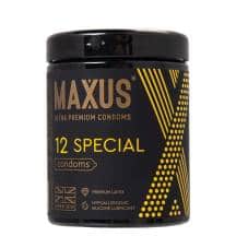 Презервативы точечно-ребристые Maxus Special, 12 шт