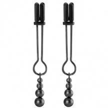 Зажимы на соски Shots Teasing, черный