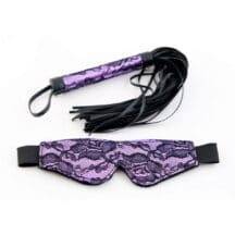 Кружевной Набор Marcus пурпурный: Маска и Флоггер. Нет в наличии Кружевной Набор Marcus пурпурный: Маска и Флоггер