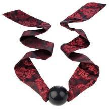 Силиконовый кляп-шарик California Exotic Scandal, черно-красный. Нет в наличии Силиконовый кляп-шарик California Exotic Scandal, черно-красный