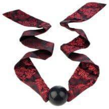 Силиконовый кляп-шарик California Exotic Scandal, черно-красный. Нет в наличии Силиконовый кляп-шарик California Exotic Scandal, черно-красный