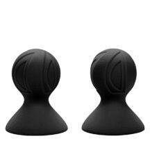 Насадки-присоски для сосков CalExotics Nipple Play Pro, черные Насадки-присоски для сосков CalExotics Nipple Play Pro, черные