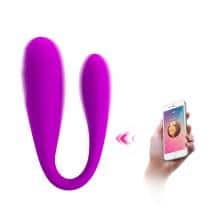 Вибратор для пар с управлением со смартфона Pretty Love August, фуксия Вибратор для пар с управлением со смартфона Pretty Love August, фуксия