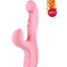 Вибратор-кролик Erocome Aries с осцилляцией и нагревом, розовый. Нет в наличии Вибратор-кролик Erocome Aries с осцилляцией и нагревом, розовый
