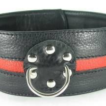Ошейник черно-красный XL
