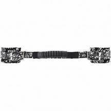 Наручники OUCH! Love Street Art Fashion Black SH-OU332BLK