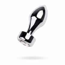 Анальная пробка ToyFa Metal с кристаллом цвета алмаз 10,8 см, серебристый. Нет в наличии Анальная пробка ToyFa Metal с кристаллом цвета алмаз 10,8 см, серебристый