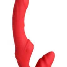 Безремневой страпон с вибрацией Toyfa Black&Red, красный, 35 см. Нет в наличии Безремневой страпон с вибрацией Toyfa Black&Red, красный, 35 см