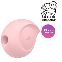 Вакуумный стимулятор клитора с вибрацией Satisfyer Sugar Rush, розовый