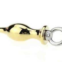 Анальная пробка с кольцом 4sexdream, 10,5 см, золотистый. Нет в наличии Анальная пробка с кольцом 4sexdream, 10,5 см, золотистый