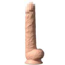 Фаллоимитатор с мошонкой SilexD Model 1 38 см, телесный