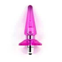 Анальная пробка LoveToys Sassy с вибрацией, розовая. Нет в наличии Анальная пробка LoveToys Sassy с вибрацией, розовая