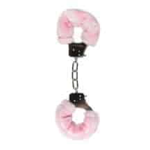 Наручники с Мехом Easytoys Furry Handcuffs EDC Collections, розовые