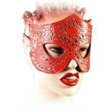 Маска ручной работы Подиум из натуральной кожи, красная. Нет в наличии Маска ручной работы Подиум из натуральной кожи, красная