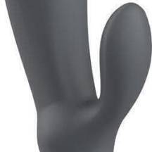 Массажер простаты Bswish Deluxe Slate, серый