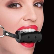 Кляп-цилиндр Cylinder Gag Shots, черный. Нет в наличии Кляп-цилиндр Cylinder Gag Shots, черный