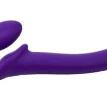 Гибкий страпон Strap-on-me Semi-Realistic M, фиолетовый