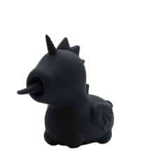 Вибратор с подвижным язычком Unihorn Wild Spirit, черный Вибратор с подвижным язычком Unihorn Wild Spirit, черный