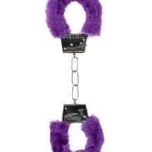 Металлические наручники Shots Ouch! Beginner's Handcuffs с фиолетовым мехом, серебристые. Нет в наличии Металлические наручники Shots Ouch! Beginner's Handcuffs с фиолетовым мехом, серебристые