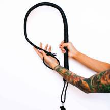 Кнут Scandal из натуральной кожи, черный