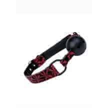 Кляп-шар Toyfa Theatre с 3d эффектом, красный. Нет в наличии Кляп-шар Toyfa Theatre с 3d эффектом, красный