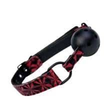 Кляп-шар Toyfa Theatre с 3d эффектом, красный