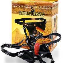 Трусики для страпона Джага-Джага Sumerki Bogov с креплением Vac-U-Lock, красный