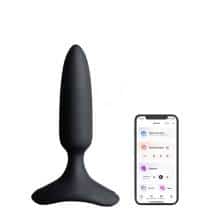 Анальная вибропробка Lovense Hush 2 XS, черная Анальная вибропробка Lovense Hush 2 XS, черная