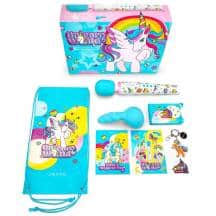 Вибромассажёр с насадкой Le Wand Unicorn, бело-голубой. Нет в наличии Вибромассажёр с насадкой Le Wand Unicorn, бело-голубой