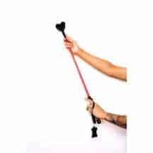 Стек Scandal из натуральной кожи в форме сердца, черный с красным. Нет в наличии Стек Scandal из натуральной кожи в форме сердца, черный с красным