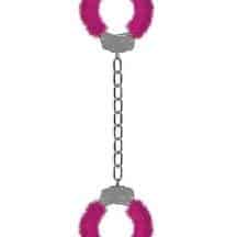 Металлические наножники с меховой обивкой для щиколоток Furry Ankle Cuffs Shots