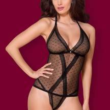 Боди Obsessive 876-TED-1 teddy, Чёрный, S/M. Нет в наличии Боди Obsessive 876-TED-1 teddy, Чёрный, S/M