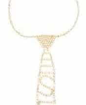 Галстук из кристаллов Ann Devine Sexy, золотистый Галстук из кристаллов Ann Devine Sexy, золотистый