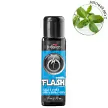 Жидкий вибратор с охлаждающим эффектом HotFlowers Flash mint extra strong, 35 мл