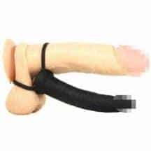 Насадка для двойного проникновения CalExotics Silicone Double Rider, черный Насадка для двойного проникновения CalExotics Silicone Double Rider, черный