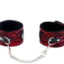 Оковы на ноги кружевные Toyfa Marcus, красные. Нет в наличии Оковы на ноги кружевные Toyfa Marcus, красные