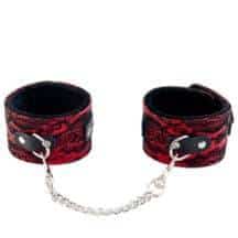 Оковы на ноги кружевные Toyfa Marcus, красные