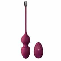 Вагинальные виброшарики с пульсацией и пультом ДУ Dorcel Love Balls, бордовые. Нет в наличии Вагинальные виброшарики с пульсацией и пультом ДУ Dorcel Love Balls, бордовые