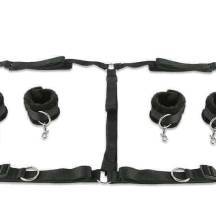 Набор фиксаторов для рук и ног Пикантные штучки, черный. Нет в наличии Набор фиксаторов для рук и ног Пикантные штучки, черный