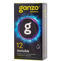 Презервативы ультратонкие Ganzo Invisible, 12 шт
