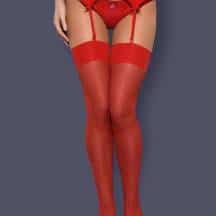 Чулки Obsessive S800 красный, S\M. Нет в наличии Чулки Obsessive S800 красный, S\M