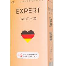 Презервативы цветные ароматизированные Amor Expert Fruit Mix, 12 шт + 3 шт