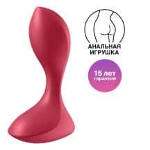 Анальная вибропробка Satisfyer Backdoor Lover, красный. Нет в наличии Анальная вибропробка Satisfyer Backdoor Lover, красный