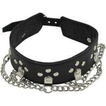 Узкий ошейник с цепочками. Нет в наличии Узкий ошейник с цепочками